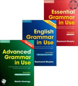 English Grammar in Use - Başlangıç, orta ve ileri seviyeler (yukarıdan aşağı sıralı)